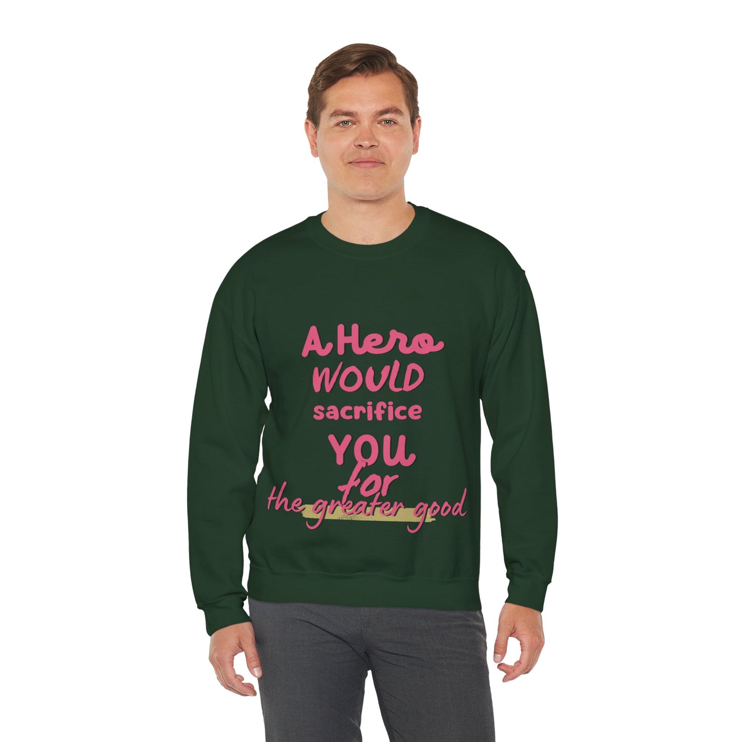 Hero Unisex Heavy Blend™ Crewneck Sweatshirt