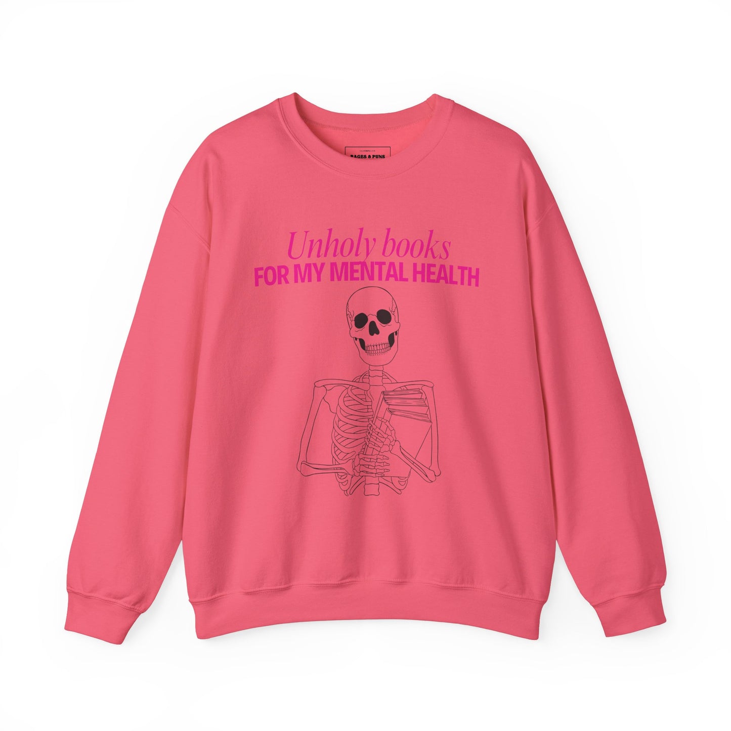 "Unholy Books for my Mental Health" Crew Sweatshirt