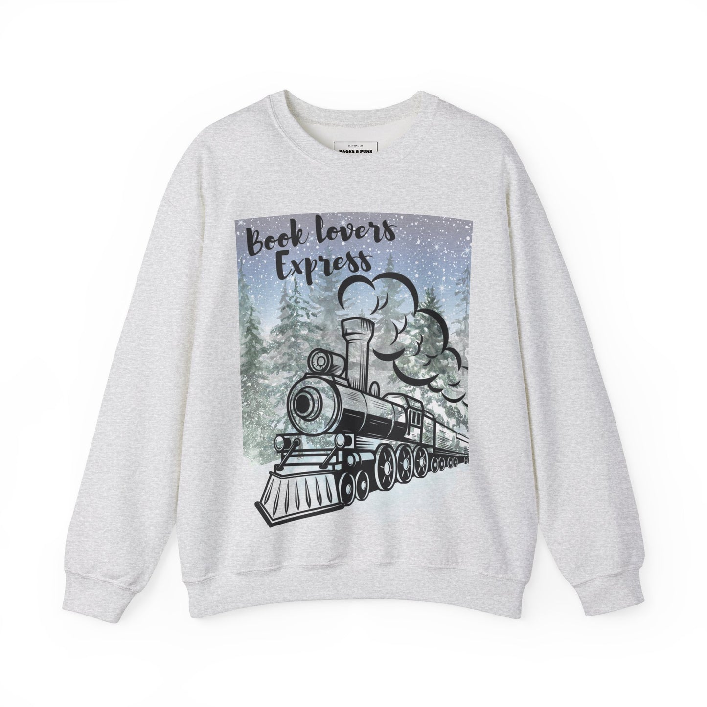 'Book Lover express ' Crewneck Sweatshirt