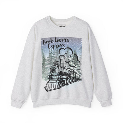 'Book Lover express ' Crewneck Sweatshirt