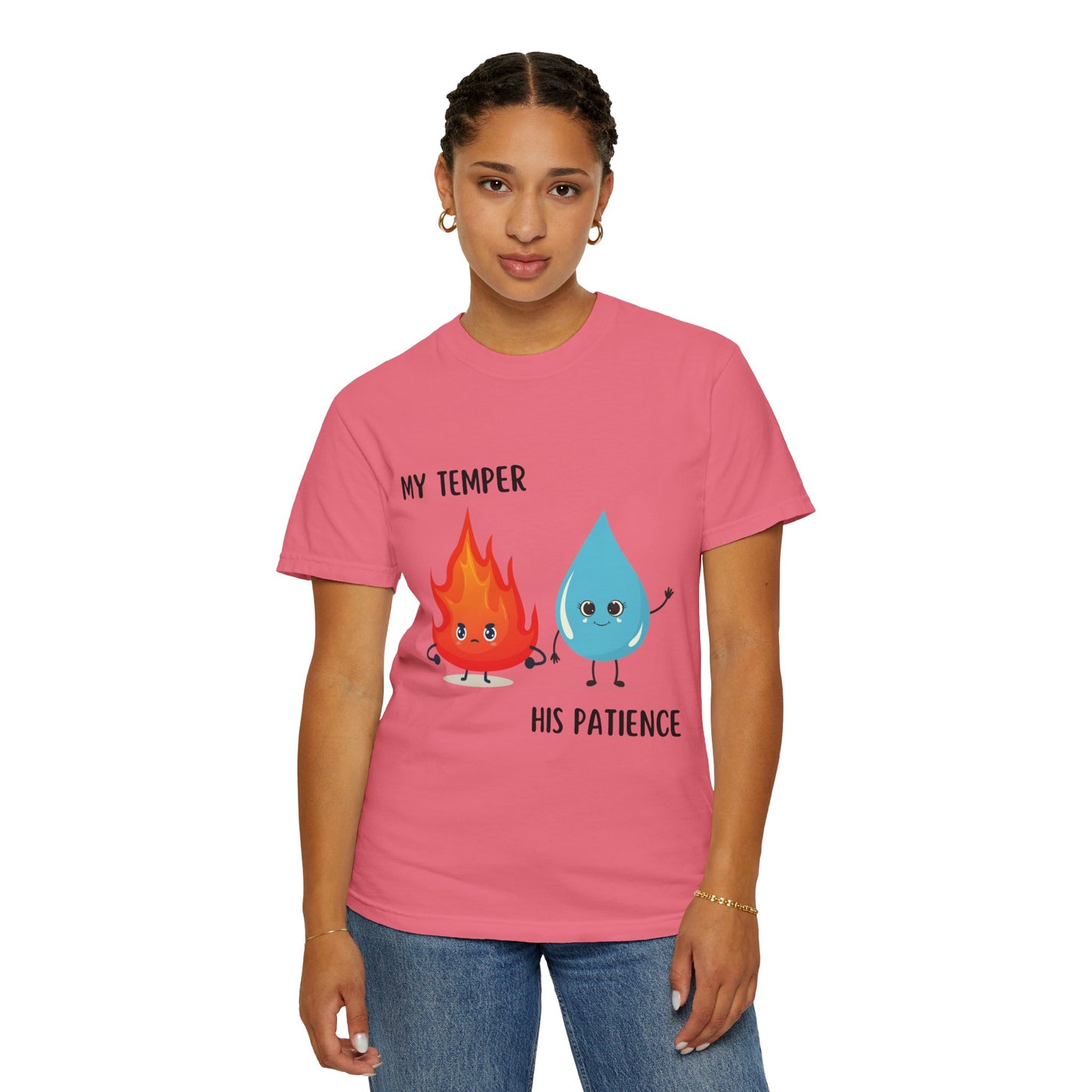 "My temper, His patience" T-shirt