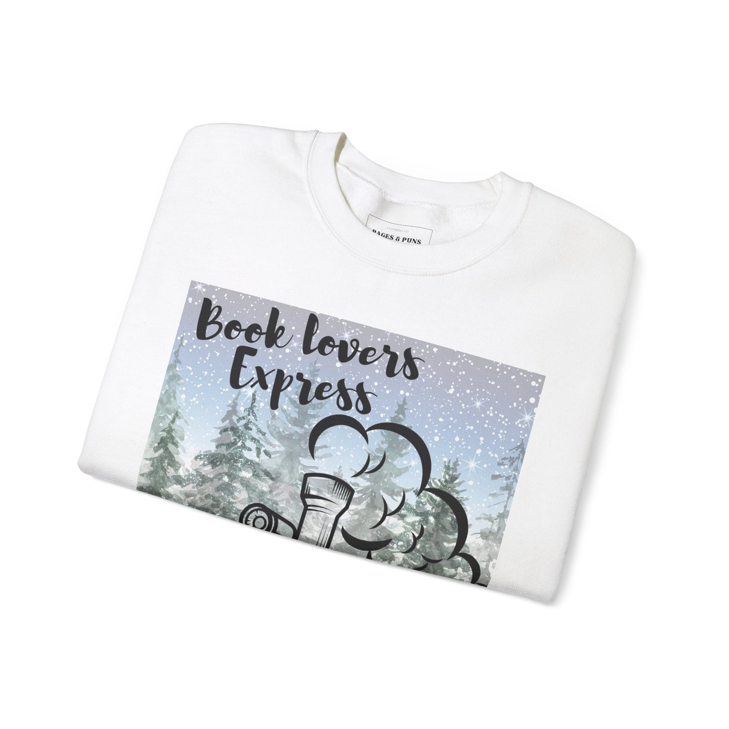 'Book Lover express ' Crewneck Sweatshirt