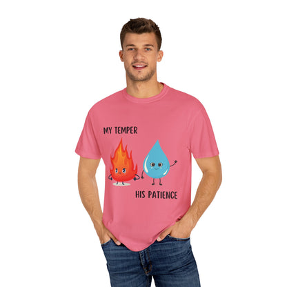 "My temper, His patience" T-shirt