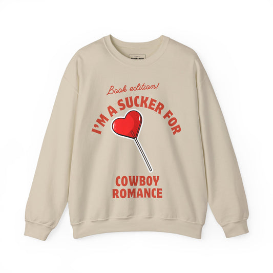 "Cowboy romance" Crewneck Sweatshirt