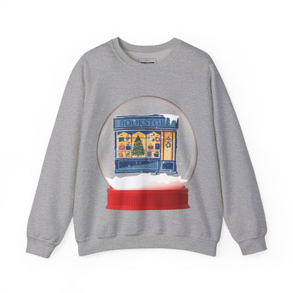 'Bookstore Snow globe' Crewneck Sweatshirt