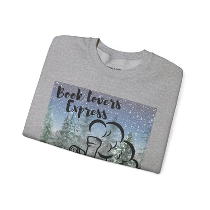 'Book Lover express ' Crewneck Sweatshirt