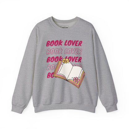 "Book Lover" Crew Sweatshirt