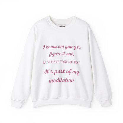 "Reading First" Crew Sweatshirt