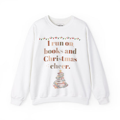 'Books & Christmas Cheer' Crewneck Sweatshirt