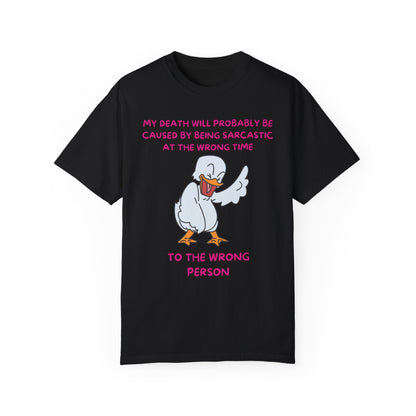 "Sarcastic Duck" T-shirt