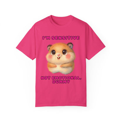 "I'm sensitive not emotional" T-shirt