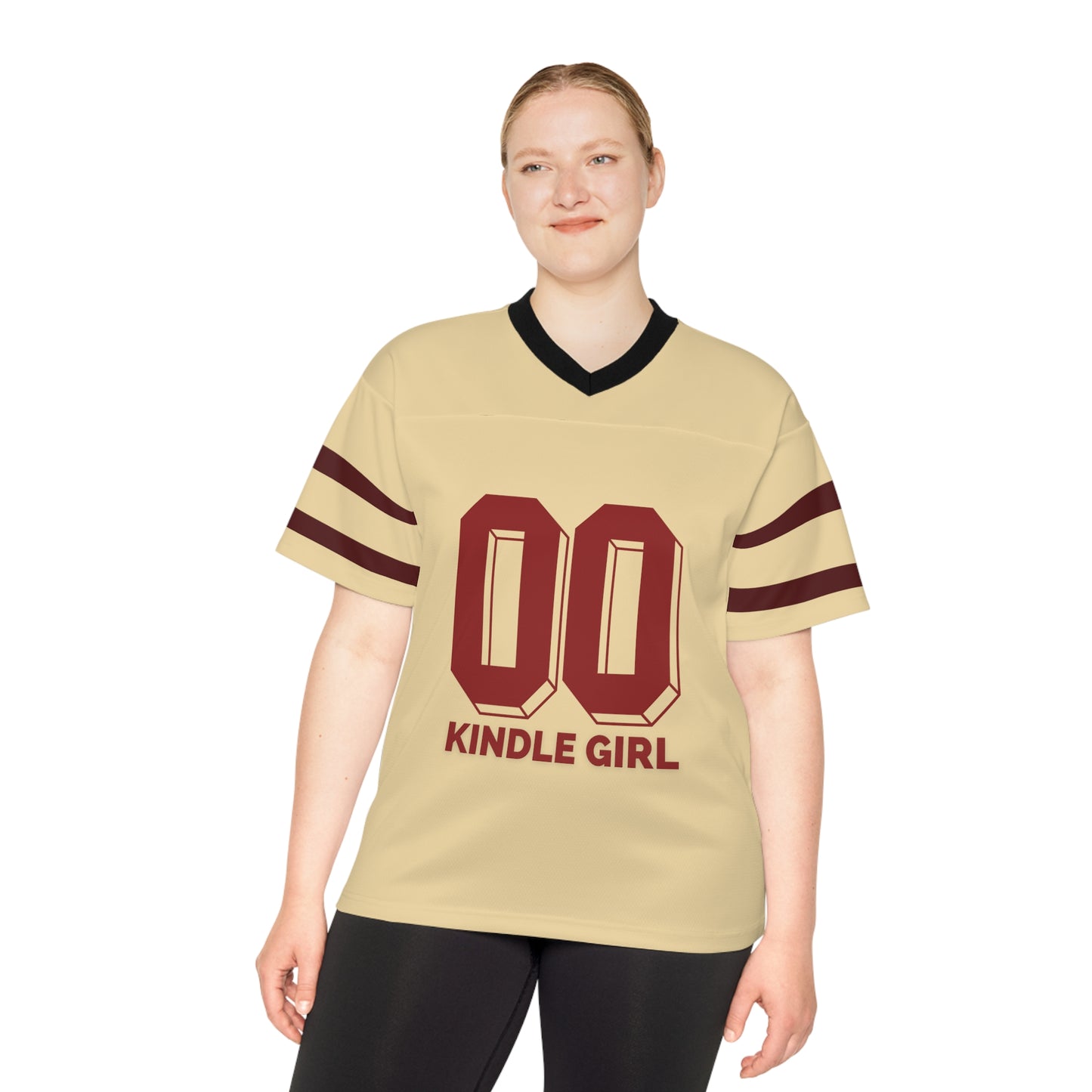 "Kindle girl" Football Jersey