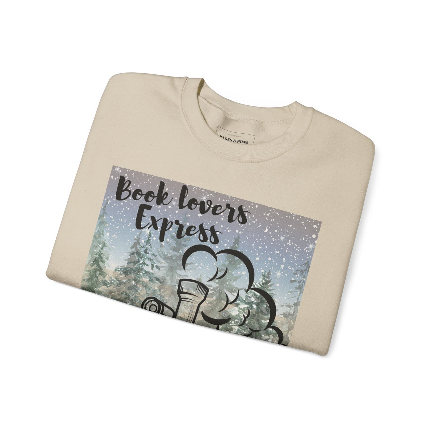 'Book Lover express ' Crewneck Sweatshirt