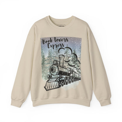 'Book Lover express ' Crewneck Sweatshirt